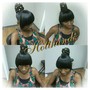 Weave ponytail(natural hair)