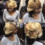 Updo with extensions