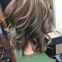 Root Color Touch Up + Cut