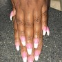 Pink &amp; White ombré