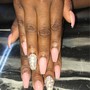 Balance  w/gel polish and stones