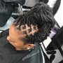 Starter Locs Coils  on Short Hair (Sm.)