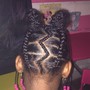 Kids cornrows ages 3 and up