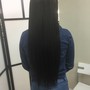 Tape In Extensions Install with Hair 22 Inches