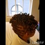 updo on locks