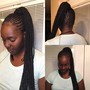 SMedium Knotless Box Braids (Mid Back Length)