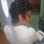 Wig Install/Wash/braid base/curl