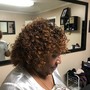 Color Root Touch Up with shampoo set or cut