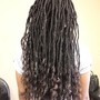 Micro Locs: (Mid-back)