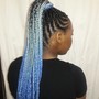 2-4 Goddess/Feed-in Braids