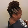 Wash and Curl (Short cuts)