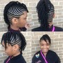 Braid removal Cornrows w/ hair