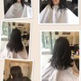 Root Touch Up with hair cut