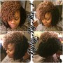 Rod Set On Natural Hair