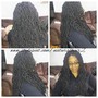 Individual Crochet braids full head