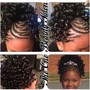 Rod Set On Natural Hair