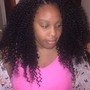 Fulani/ tribal braids with quick weave