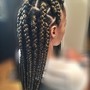 Cornrows on Natural Hair (no extensions)