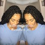 Braided updo 7-10 braids