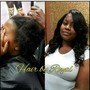 Partial quick weave