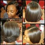 Silk Wrap (Relaxed hair)