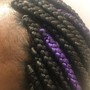 Cornrow Updo or Ponytail - Med/Large