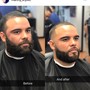 Haircut with beard