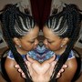 Feed in Braids 2 cornrows^