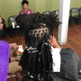 Loc Maintenance (crochet needle, retwist not included) $10 per loc