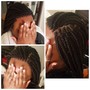 Small Knotless Box Braids