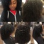 Twist out(wet styling)