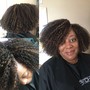 Twist out(wet styling)