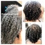 Wash and style natural hair