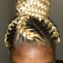 Updo natural hair