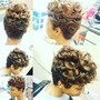 Natural updo