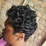 Natural Finger Coils/comb twist