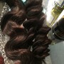 Silk Press/ Blowout/ Rollerset or barrel Curl