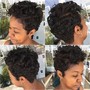 Short Hair Shampoo/Style