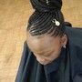 Braids n beads with weave