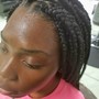 No knots/Big-Small Cornrows