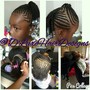 Hair provided for braids add on