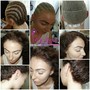 Adult womens cornrows (no extensions)