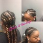 Sleek Ponytail Wand Curls/crimps