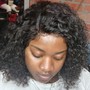 Sew in with leave out bob cut