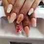 Short Acrylic Overlay flat