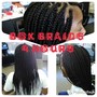 TRIBLE BRAIDS WITH BOX BRAIDS MEDIUM