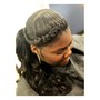 Large Knotless Braids