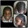 Knotless plaits large