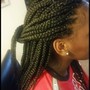 Jumbo knotless braids