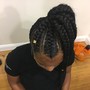 Knotless Box Braids SM/MED + CURLS